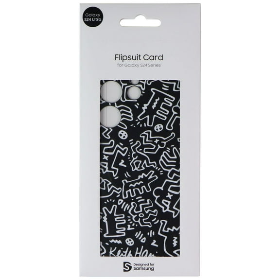 Samsung Interactive Flipsuit Card for Galaxy S24 Ultra - Keith Haring Black