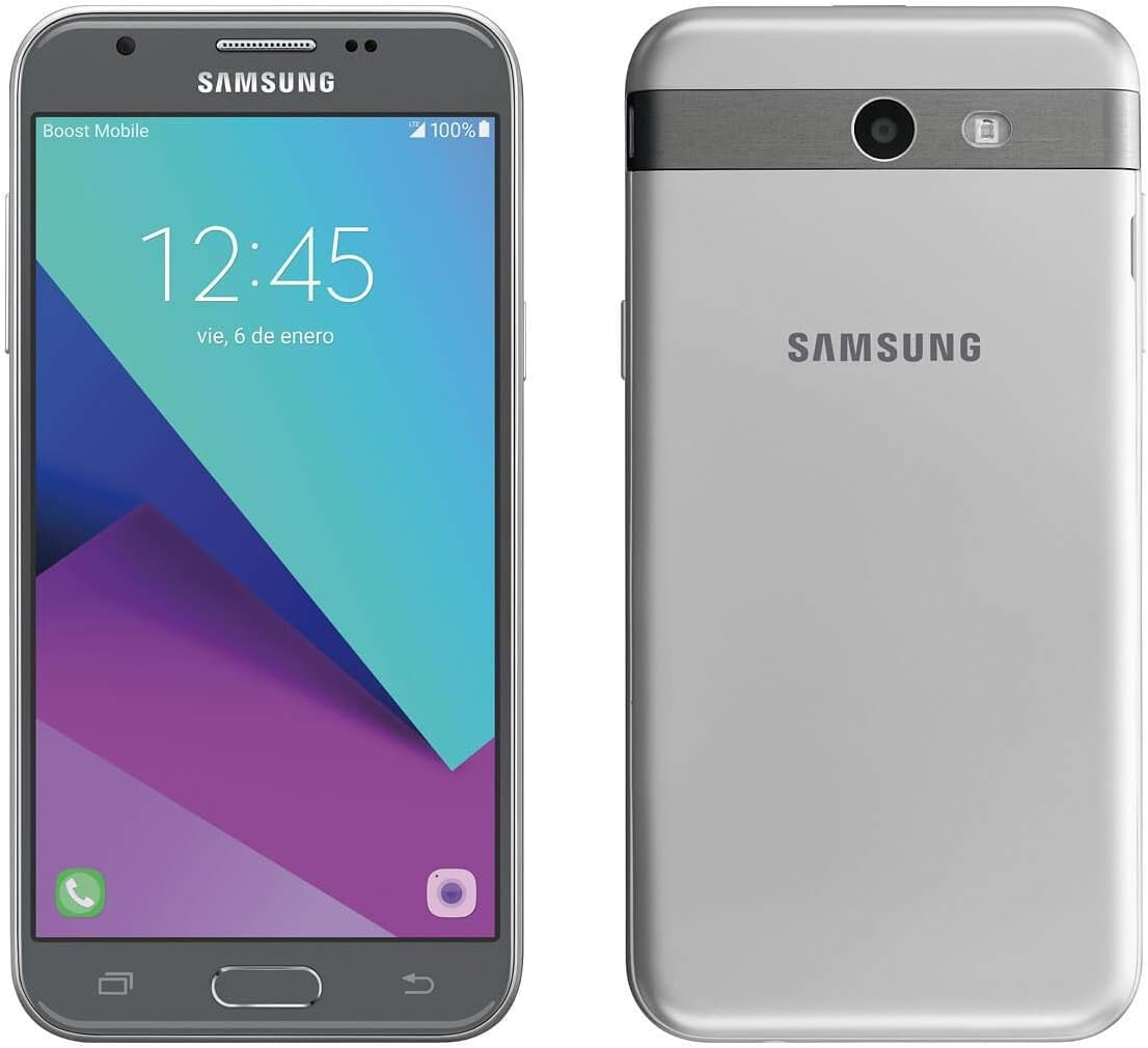 Pre-Owned Samsung J3 Emerge J327P 16GB Sprint Locked Silver (LCD SHADOW ...
