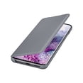 thumbnail image 1 of Samsung LED Wallet Cover EF-NG980 - Flip cover for cell phone - gray - for Galaxy S20, S20 5G, 1 of 4