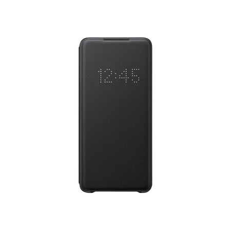 LED Wallet Cover Case for Samsung Galaxy S20+ 5G - Black