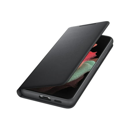 Samsung - LED Wallet Cover for Galaxy S21 Ultra - Black