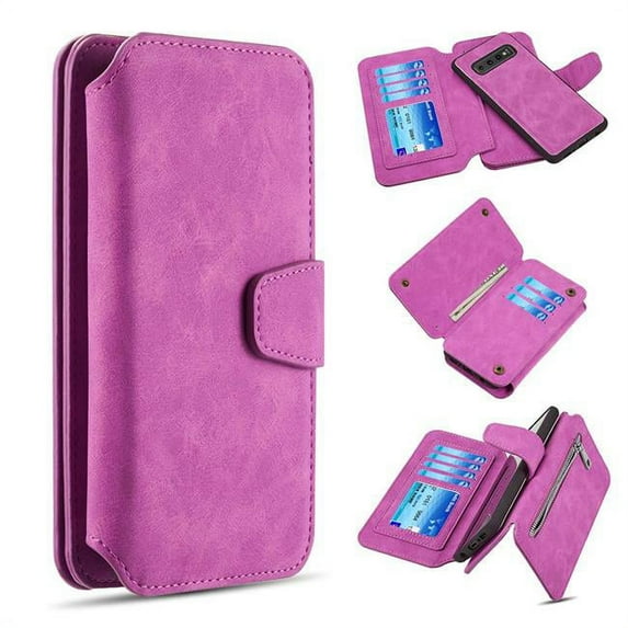 Samsung LPFSAMS10-COA2-HP Galaxy S10 Luxury Coach 2 Series Flip Wallet Case, Hot Pink