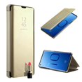 thumbnail image 1 of Samsung LPFSAMS10-TMM-GO The Transparent Metallic Mirror Flip Case for Samsung Galaxy S10 - Gold, 1 of 8