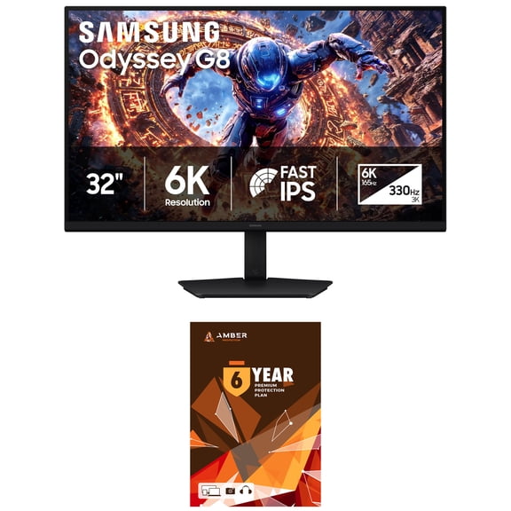 Samsung LS32HG802ESXZA Gaming Monitor with 6 Year Amber Protection (2026)