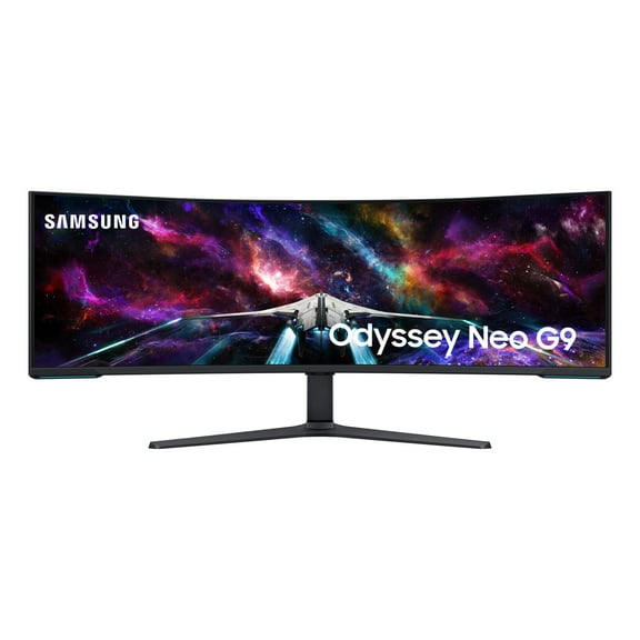 Samsung 57" Class Odyssey Neo G9 Dual 4K UHD Quantum Mini-LED 240Hz 1ms HDR 1000 Curved Gaming Monitor - LS57CG952NNXZA + Resident Evil Requiem Game Code