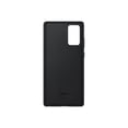 thumbnail image 1 of Samsung Leather Cover EF-VN980 - Back cover for cell phone - aluminum, leather - black - for Galaxy Note20, Note20 5G, 1 of 3