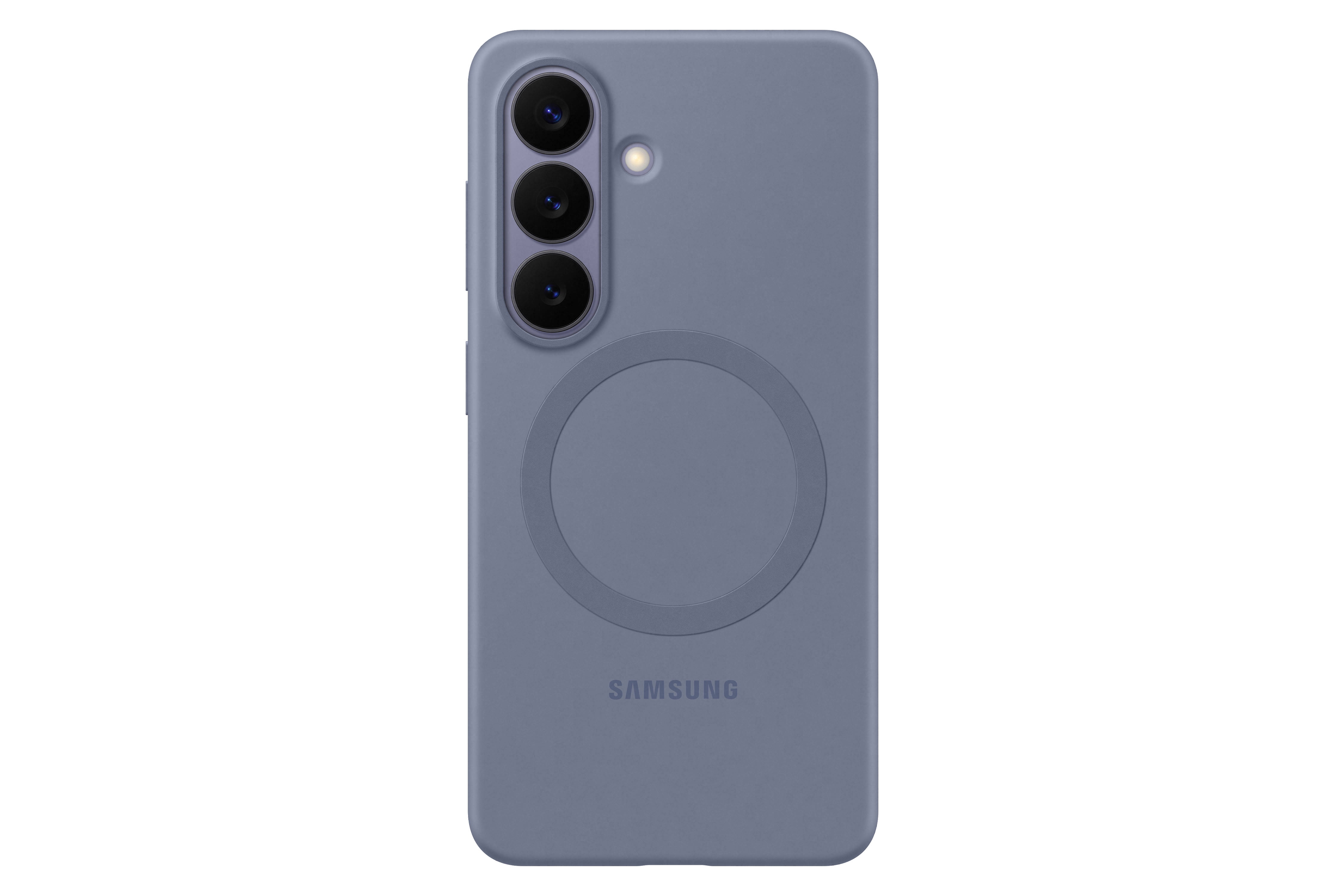 Samsung S26+ Silicone Magnet Phone Case, Blue Violet