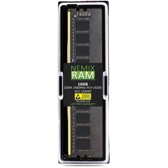 Samsung M391A2K43BB1-CRC 16GB DDR4 2400MHZ PC4-19200 ECC UDIMM 2Rx8 Replacement Memory Upgrade by NEMIX RAM