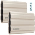 thumbnail image 1 of Samsung MU-PE2T0K/AM T7 Shield Portable Solid State Drive 2TB 2022 Beige - (2-Pack), 1 of 9