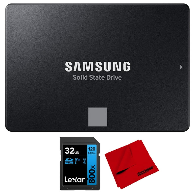 Samsung MZ-77E1T0B/AM 870 EVO SATA 2.5-inch SSD, 1TB Bundle with