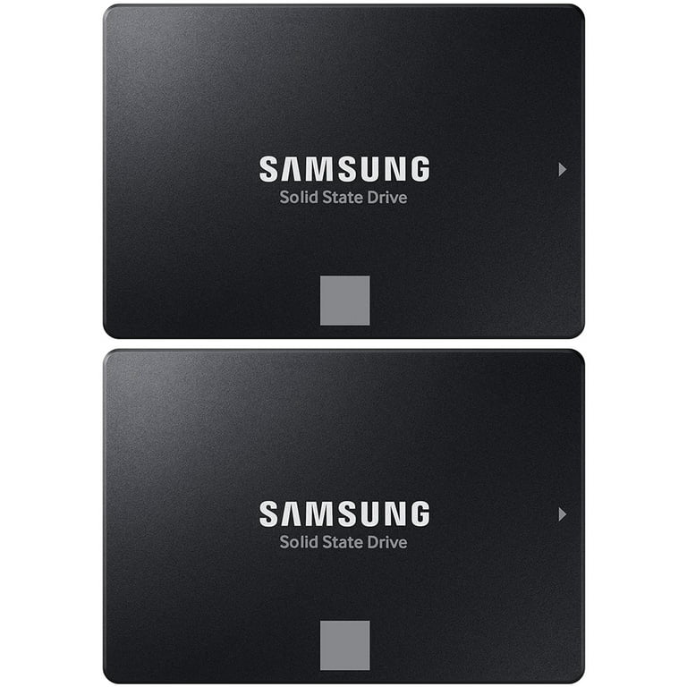 Samsung MZ-77E2T0B/AM 870 EVO SATA 2.5-inch SSD, 2TB (2-Pack