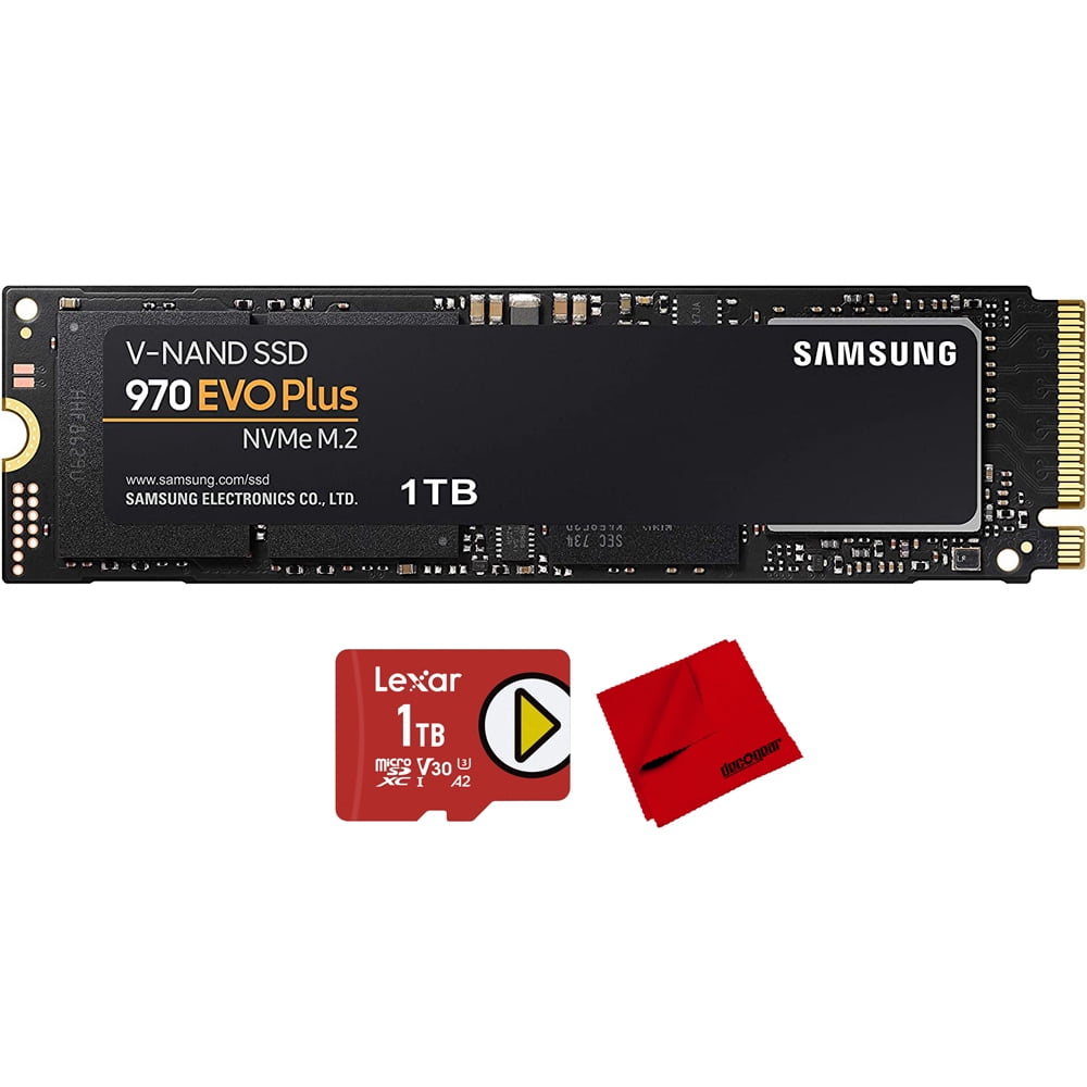 Samsung MZ-V7S1T0B/AM 970 EVO Plus NVMe M.2 SSD 1TB Bundle with ...