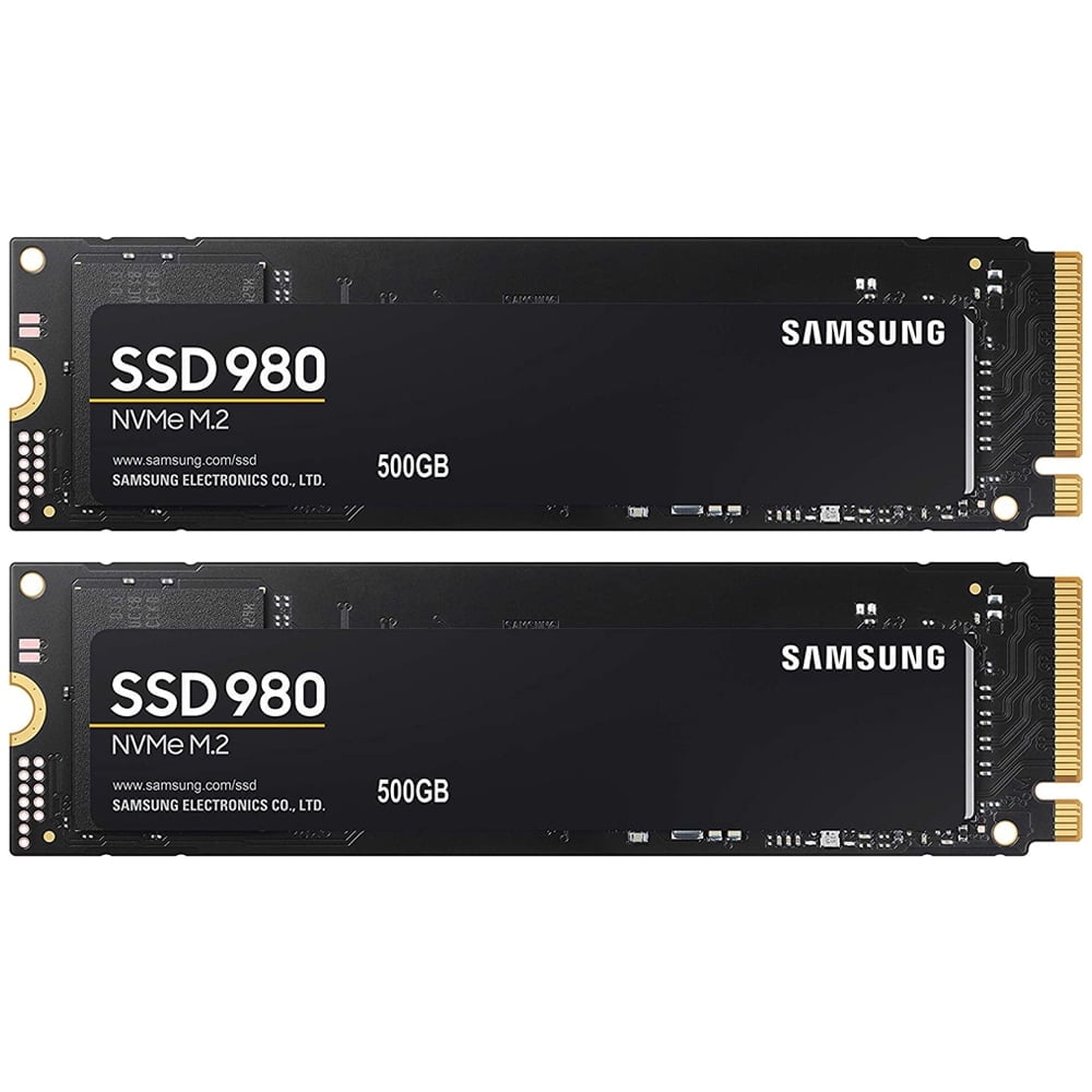 Samsung MZ-V8V500B（M.2 PCI-E SSD 500GB） Samsung MZ-V8V500B/AM 980 PCIe 3.0 NVMe SSD 500GB (2-Pack