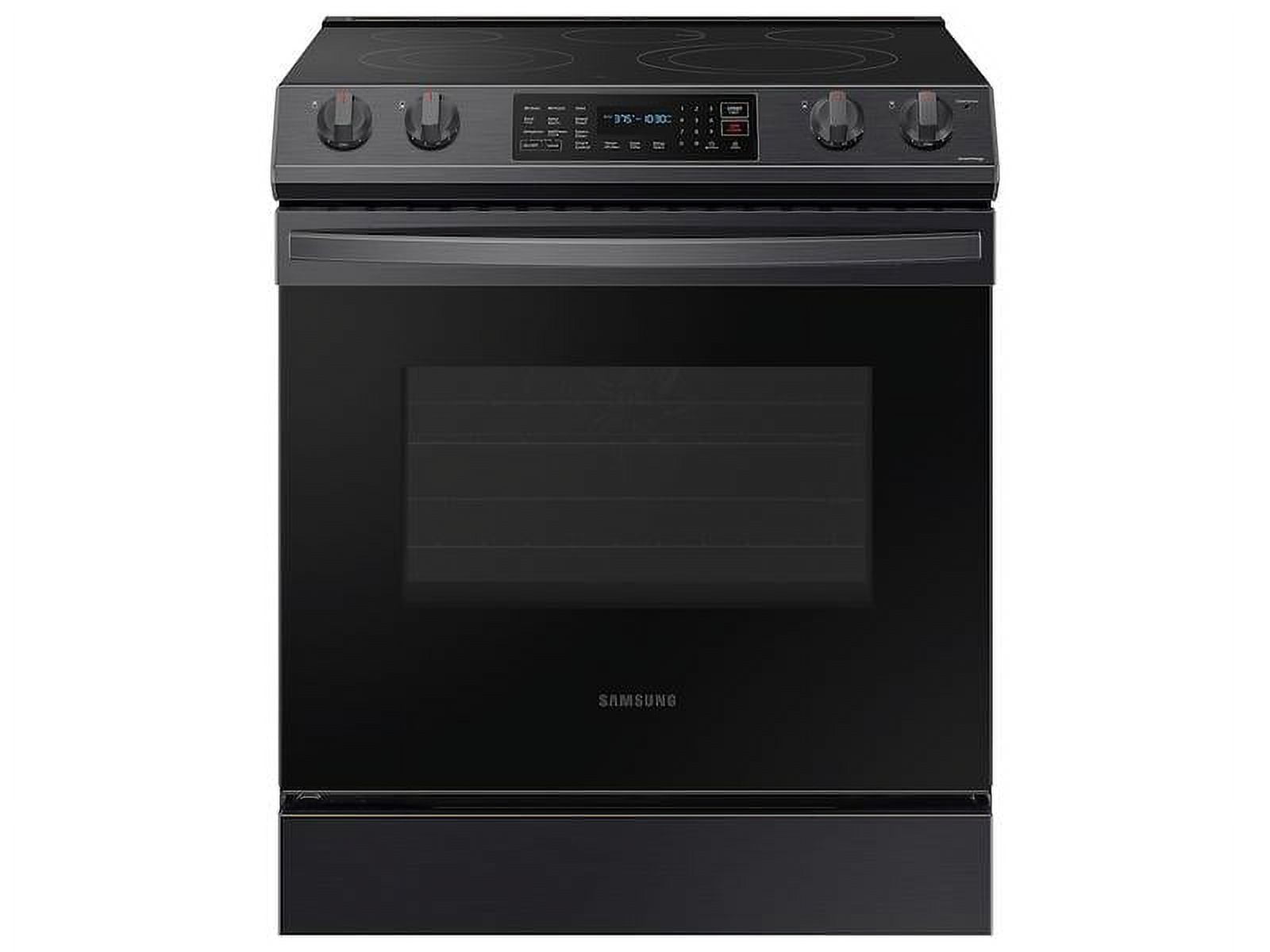Samsung NE63T8311SG 6.3 Cu. Ft. Black Stainless Front Control SlideIn Electric Range with