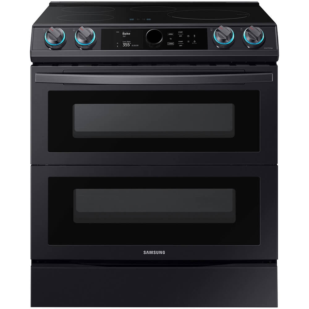 Samsung NE63T8951SG 6.3 Cu. Ft. Black Stainless Smart Slide-In Induction Range