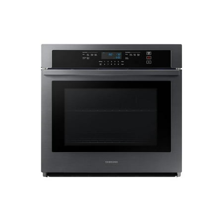 Samsung - 30" Built-In Single Wall Oven with WiFi - Black Stainless Steel