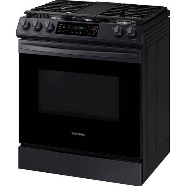 Samsung NX60T8311SG 6.0 Cu. Ft. Black Stainless Steel SlideIn Gas