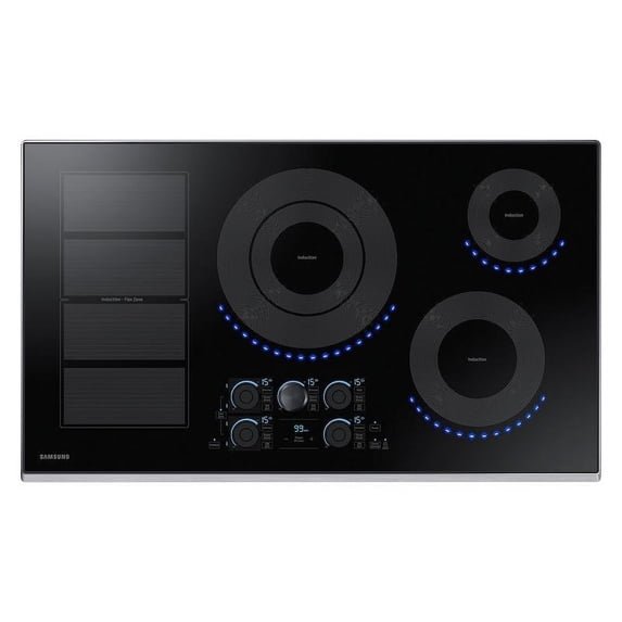 Samsung NZ36K7880US 36 inch Stainless 5 Element Induction Electric Cooktop