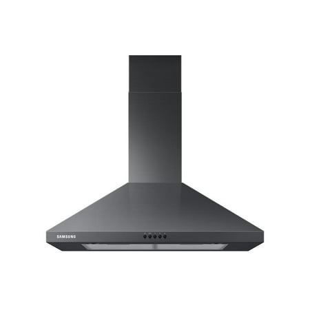 Samsung - 30" Convertible Range Hood - Black Stainless Steel