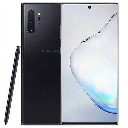 Pre-Owned Samsung Note 10+ N975U 256GB GSM/CDMA Unlocked Android Phone - Aura Black (Poor Cosmetics Fully Functional)