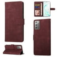 thumbnail image 1 of Samsung Note 20 Wallet Case, Shockproof PU Leather Kickstand Wallet Card RFID Blocking Magnetic Folio Holder with Strap, Book Style Anti-Scratch Phone Case For Samsung Galaxy Note 20,Winered, 1 of 10