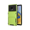 thumbnail image 1 of Samsung Note 9 Case, Mantto Wallet Cover 5 Credit Card Slots Holder Flip Hidden Rugged Dual Layer PC & TPU 2 in 1 Protection Hybrid Tough Back Armor Phone Skin For Samsung Galaxy Note 9, Green, 1 of 10