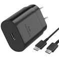 thumbnail image 1 of Samsung OEM Adaptive Super Fast Charger USB-C PD Power Adapter for Samsung Galaxy S22 / S22+ Plus / S22 Ultra / Universal for all S line Real 25W USB Super Fast Wall Charger + 3FT USB-C Type C Cable, 1 of 5