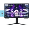 thumbnail image 1 of Samsung Odyssey G32A 24" FHD FreeSync Computer Monitor, Black, LS24AG320NNXZA, 1 of 6