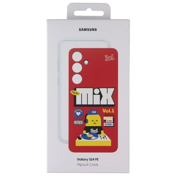 Samsung Official Flipsuit Case for Galaxy S24 FE - Red (Mix Vol 1)