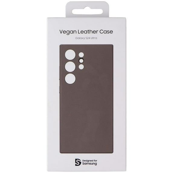 Samsung Official Vegan Leather Case for Samsung Galaxy S24 Ultra - Taupe