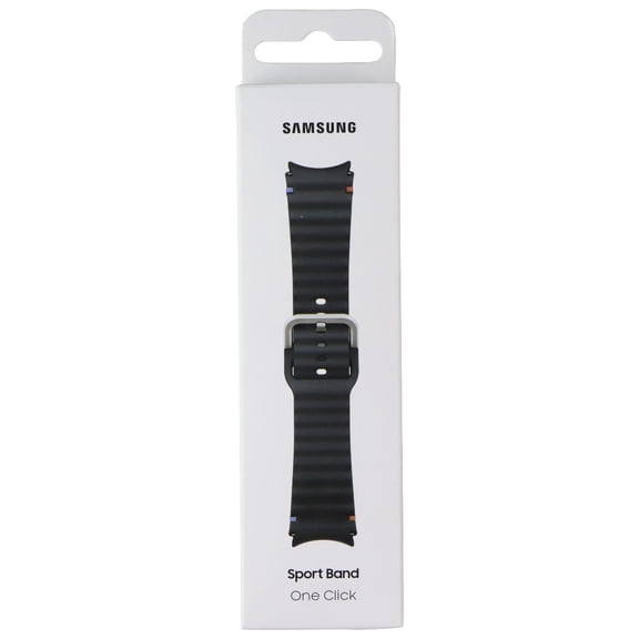Samsung One Click Sport Band for Galaxy Watch4 - Black (20mm, M/L)