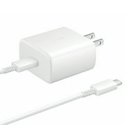 Samsung PD 45W USB-C Super Fast Charging Wall Charger for Samsung Galaxy S22 S21 S20 Ultra Plus Note 10+, Google Pixel, Note 20, PPS Charger Adapter Block with 3ft USB-C to USB-C Cable kit