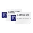 thumbnail image 1 of Samsung PRO Plus MB-MD128KA - Flash memory card (microSDXC to SD adapter included) - 128 GB - A2 / Video Class V30 / UHS-I U3 / Class10 - microSDXC UHS-I, 1 of 4