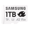 thumbnail image 1 of Samsung PRO Plus MB-MD1T0SA - Sonic the Hedgehog flash memory card (microSDXC to SD adapter included) - 1 TB - A2 / Video Class V30 / UHS-I U3 - microSDXC UHS-I - white, 1 of 4