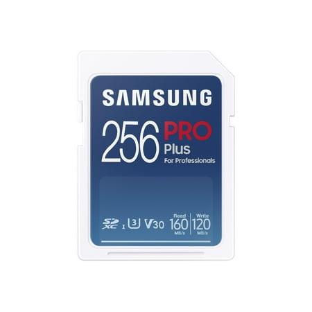 Samsung - PRO Plus 256GB SDXC Full Size Memory Card