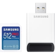 Samsung 512GB Pro Plus SD Memory Card with Reader - SDXC