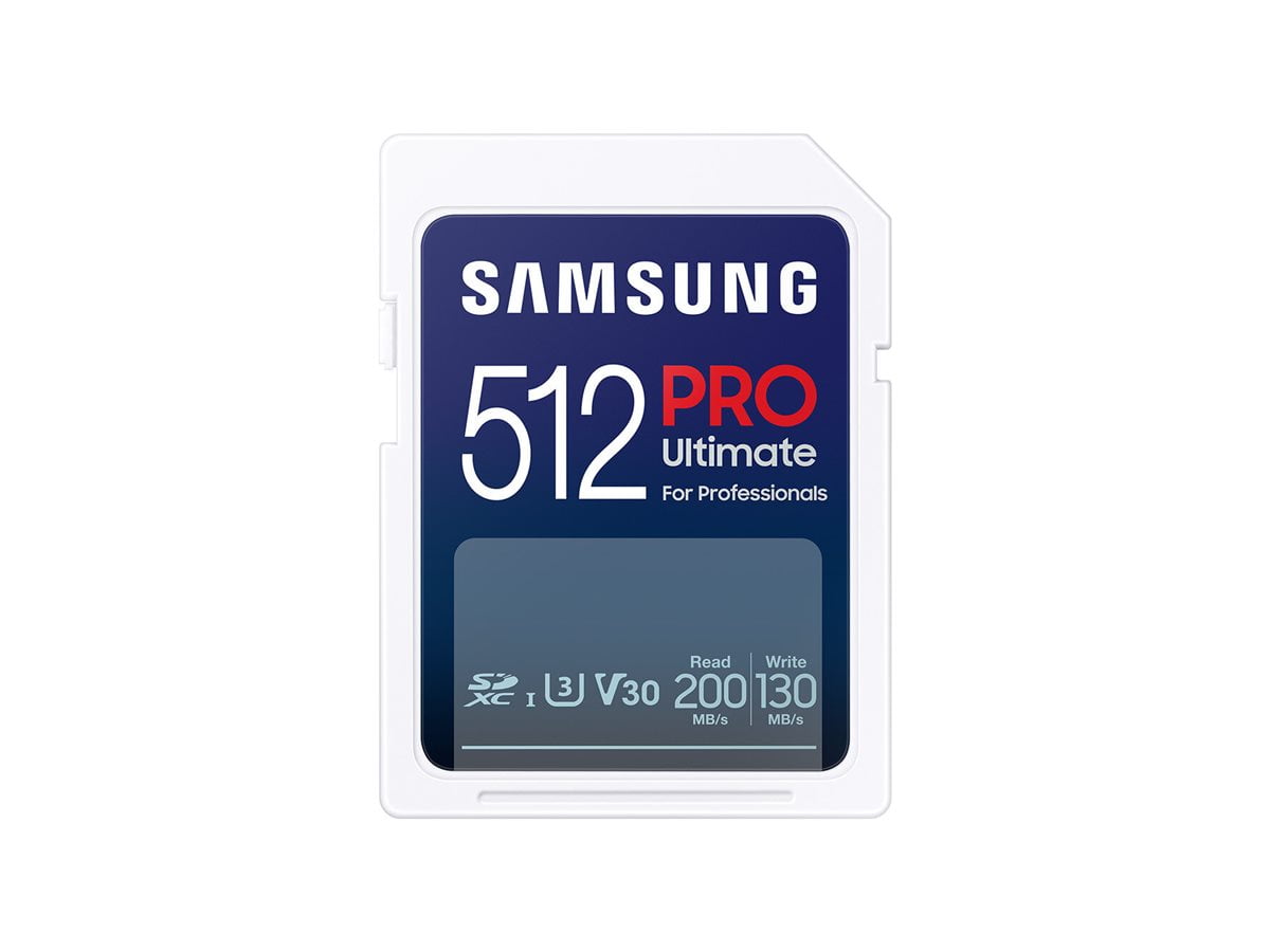 Samsung PRO Ultimate MB-SY512S - Flash memory card - 512 GB - Video Class V30 / UHS-I U3 - SDXC UHS-I