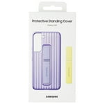 SAMSUNG Galaxy S22 Protective Standing Cover, High Protection Phone Case, 2 Detachable Kickstands, 2 Viewing Angles, US Version, Lavender, (EF-RS901CVEGUS)