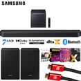 thumbnail image 1 of Samsung Q series Soundbar HW-Q900F 7.1.2 ch Subwoofer (2025) Q-Symphony Bundle with SWA-9500S Wireless Rear Speakers, Tech Smart USA Premiere Movies Streaming and 2x 4K HDMI Cable, 1 of 11