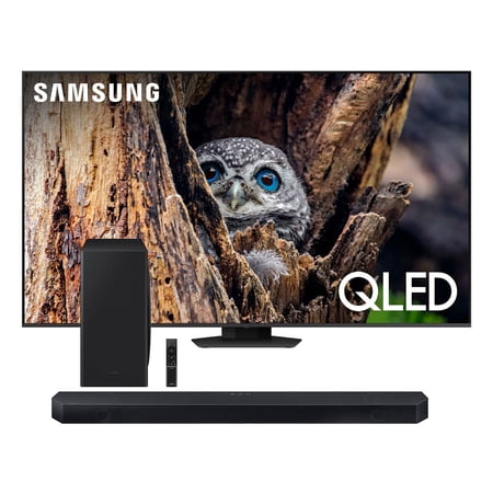 Samsung QN65Q80DA 65" 4K QLED Smart TV w/ HW-QS730D 3.1.2 Soundbar & Wireless Subwoofer
