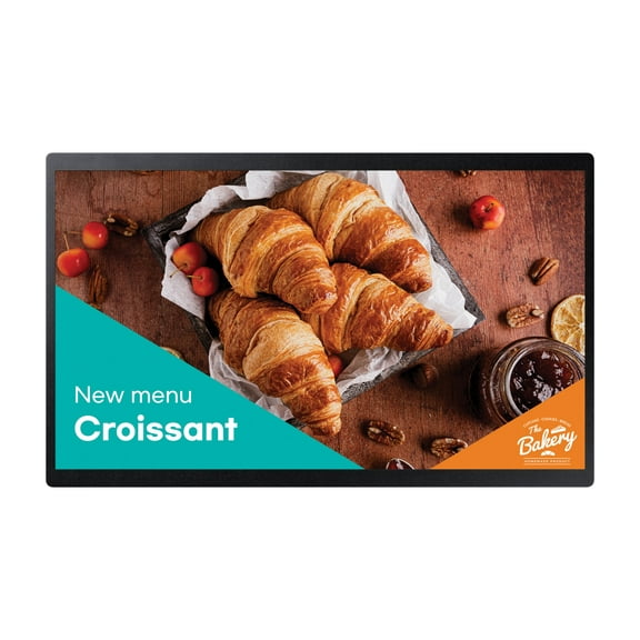 Samsung QB24C 24" Commercial UHD LED Display 250 Nit
