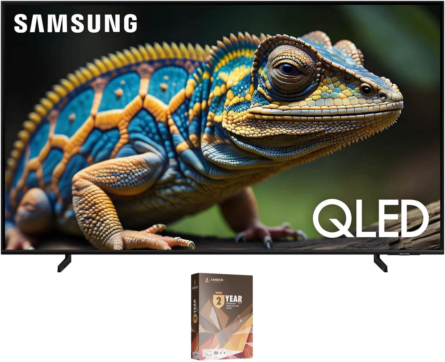 Samsung QN32Q60DAFXZA 32 Inch Q60D QLED 4K Smart TV with Quantum HDR and 2 Year Amber Protection Plan (2024)