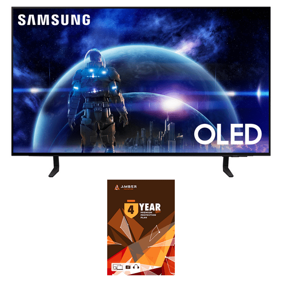 Samsung QN42S90DAEXZA 42 Inch 4K OLED Smart TV with Dolby Atmos and 4 Year Amber Protection Plan (2024)