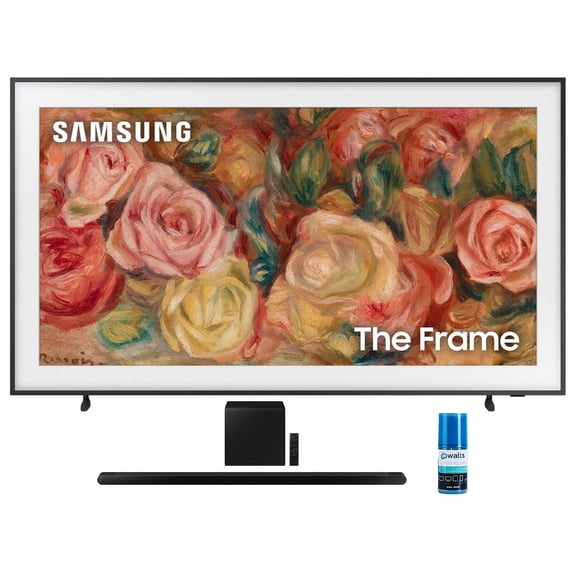 Samsung QN43LS03DAFXZA 43 Inch The Frame 4K Smart Quantum HDR TV with a Samsung HW-S800B Ultra Slim 3.1.2Ch Soundbar with Wireless Subwoofer and Walts HDTV Screen Cleaner Kit (2024)