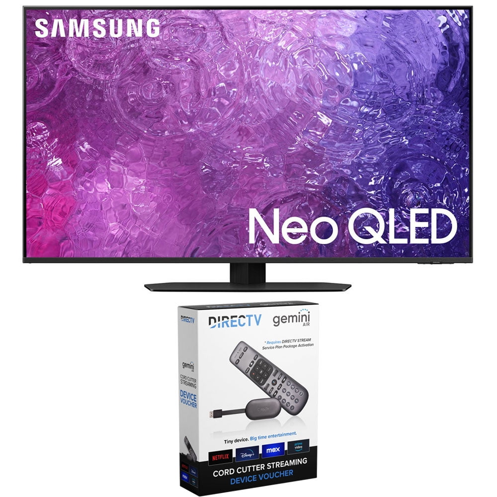 Neo Streaming 4K (2023 Bundle 4K Cutting DIRECTV TV Cord 43 TV QN43QN90CA Wireless Quad-Core Samsung Inch Player Device with Smart QLED Model) Android Media Stream