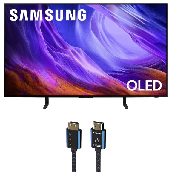 Samsung QN48S85HA 48" OLED TV with Austere 5S-4KHD2-2-5M HDMI Cable (2026)