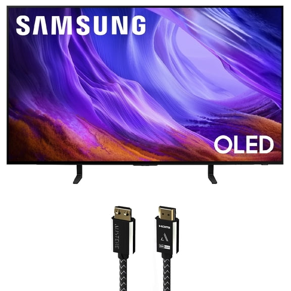 Samsung QN48S85HA 48" OLED TV with Austere 7S-8KHD2-2-5M HDMI Cable (2026)