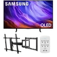 thumbnail image 1 of Samsung QN48S85HAEXZA 48" 4K OLED Smart TV with Dolby Atmos with a WaltsTV Large/Extra Large Full Motion Mount for 43"-90" Compatible TVs & an Amber Protection 6-OUTLET-SURGE Surge Protector (2026), 1 of 8
