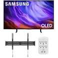 thumbnail image 1 of Samsung QN48S85HAEXZA 48" 4K OLED Smart TV with Dolby Atmos with a WaltsTV TILT-MOUNT-43-90 Large/XL Tilt Mount for 43"-98" Compatible TVs & an Amber Protection 6-OUTLET-SURGE Surge Protector (2026), 1 of 8