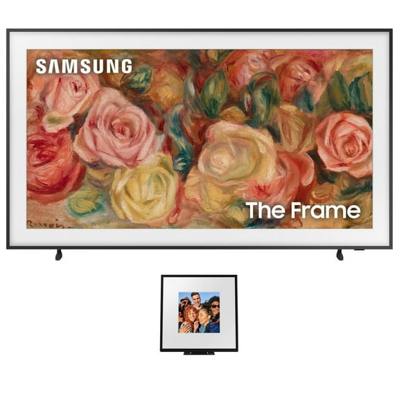 Samsung QN50LS03DAFXZA 50 Inch The Frame 4K Smart Quantum HDR TV with a Samsung HW-LS60D 2.0 Channel Photo Frame Speaker (2024)
